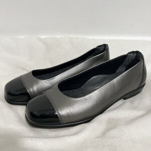 SAS Coco Tripad Ballet Flat Shoes Size 7.5 M Graphite Black Comfort Cap Toe